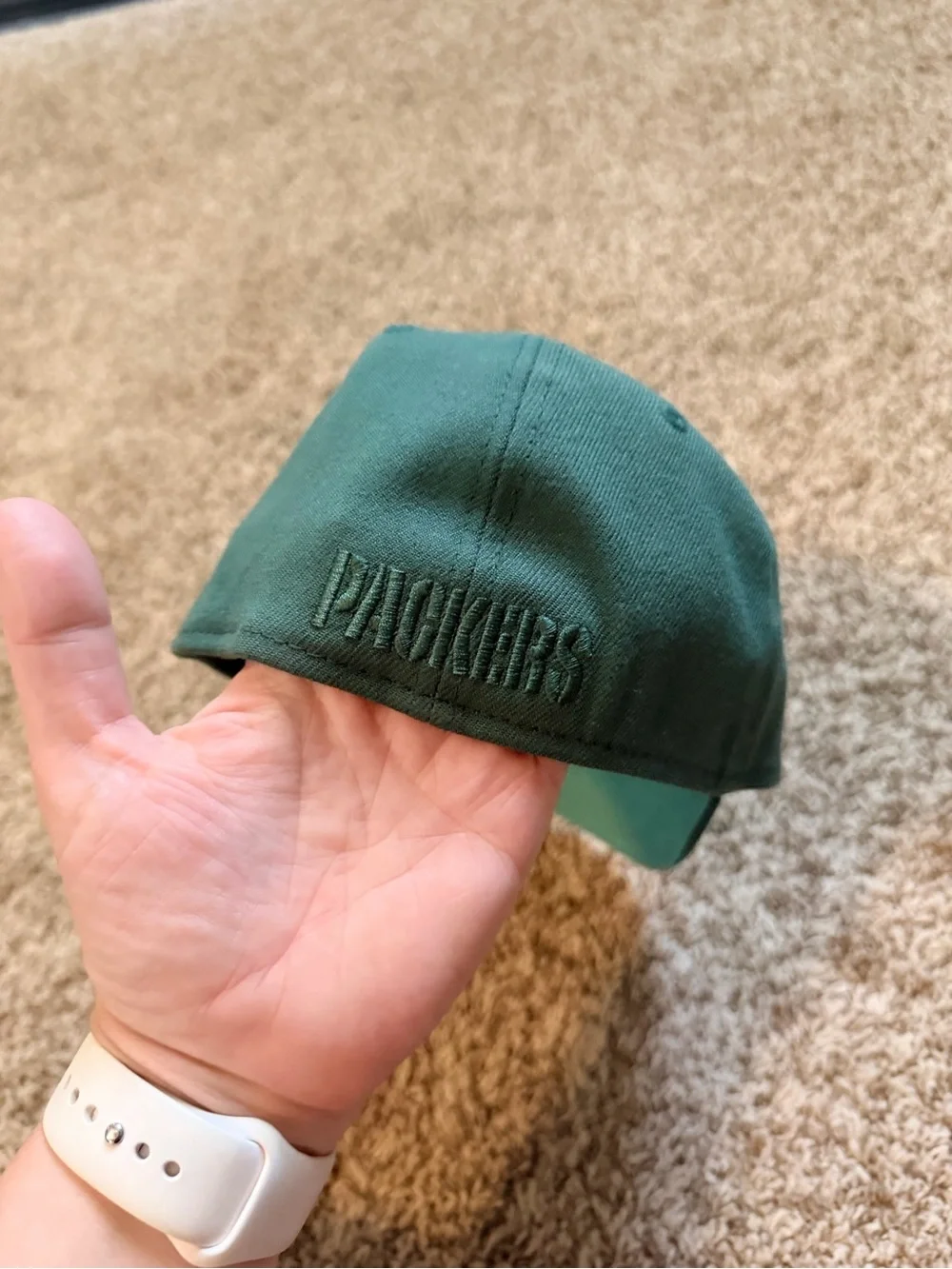 New Era Green Green Bay Packers Curved Brim Hat